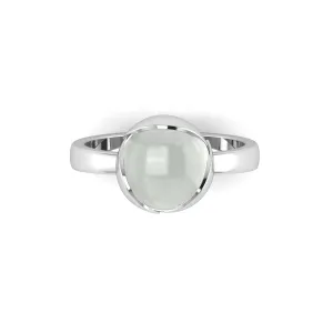 Crystal Quartz Ring | 925 Sterling Silver Gemstone Engagement Ring for Women | Elegant Sterling Silver Jewelry