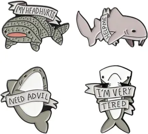 Cute Cartoon Brooch Pins Enamel Brooches Lapel Pins Badge Women Clothing Bag Decor