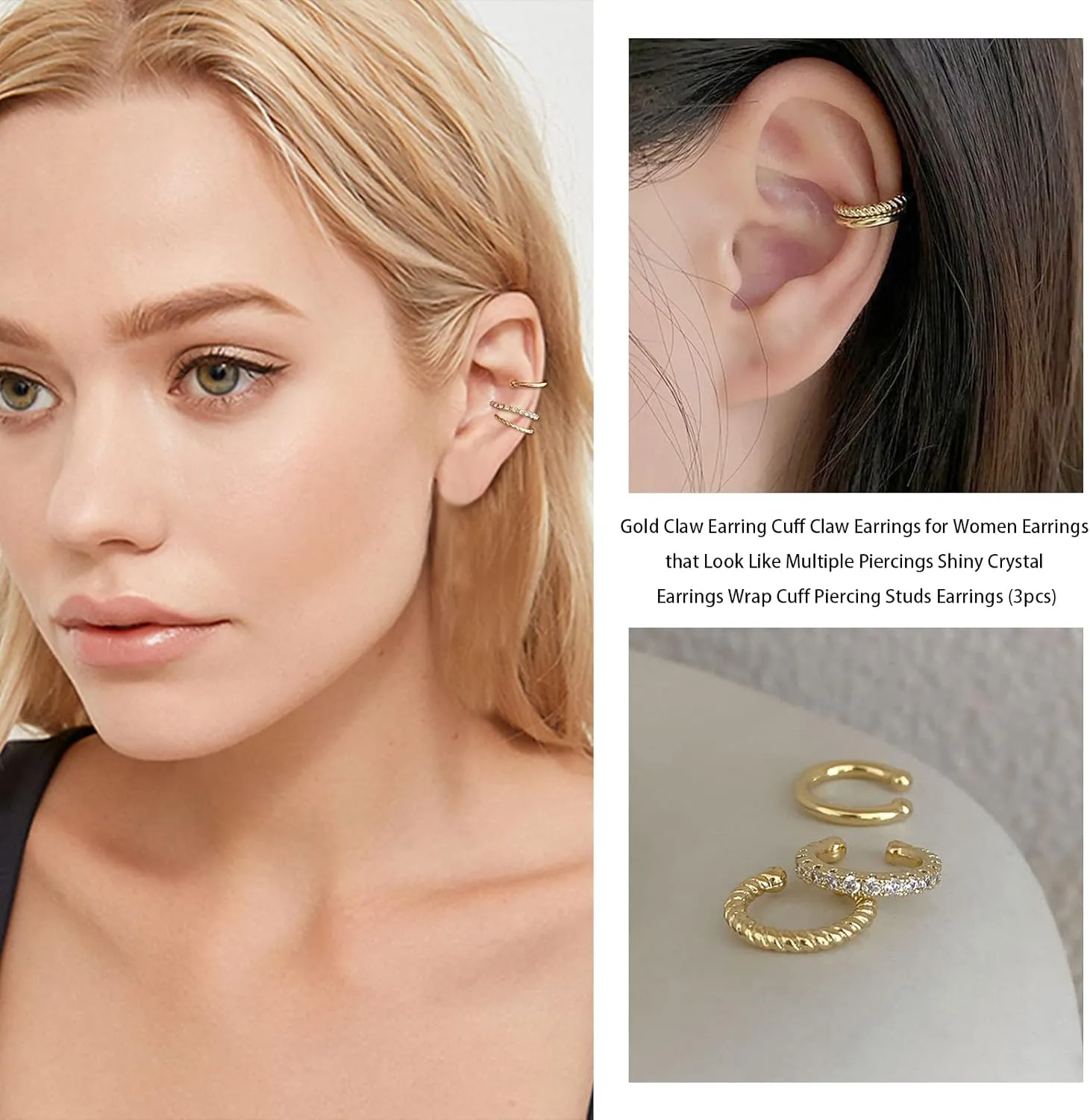 Cute Claw Earrings for Women Quartet Earrings for Women
