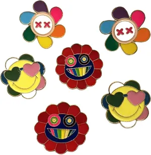 Cute Enamel Pin Set Lapel Pins Brooches Cartoon Brooch Badge Pins for Clothes Bags Backpack Party Decoration Gift