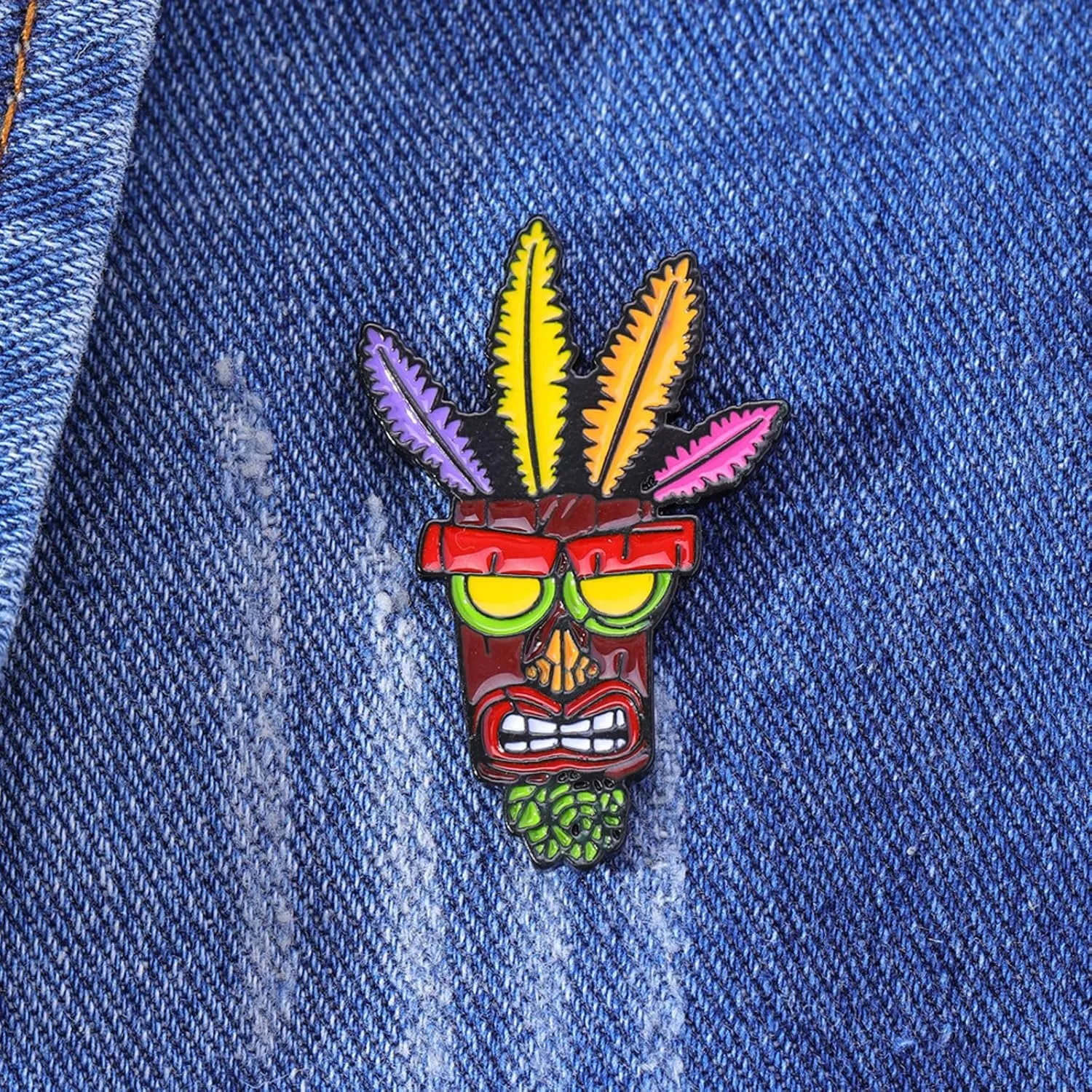 Cute Enamel Pins Cartoon Lapel Pin Brooch Badge for Backpack Jackets Funny Tiger Pins for Gift Anime Enamel Pin for Clothing Hat Decoration