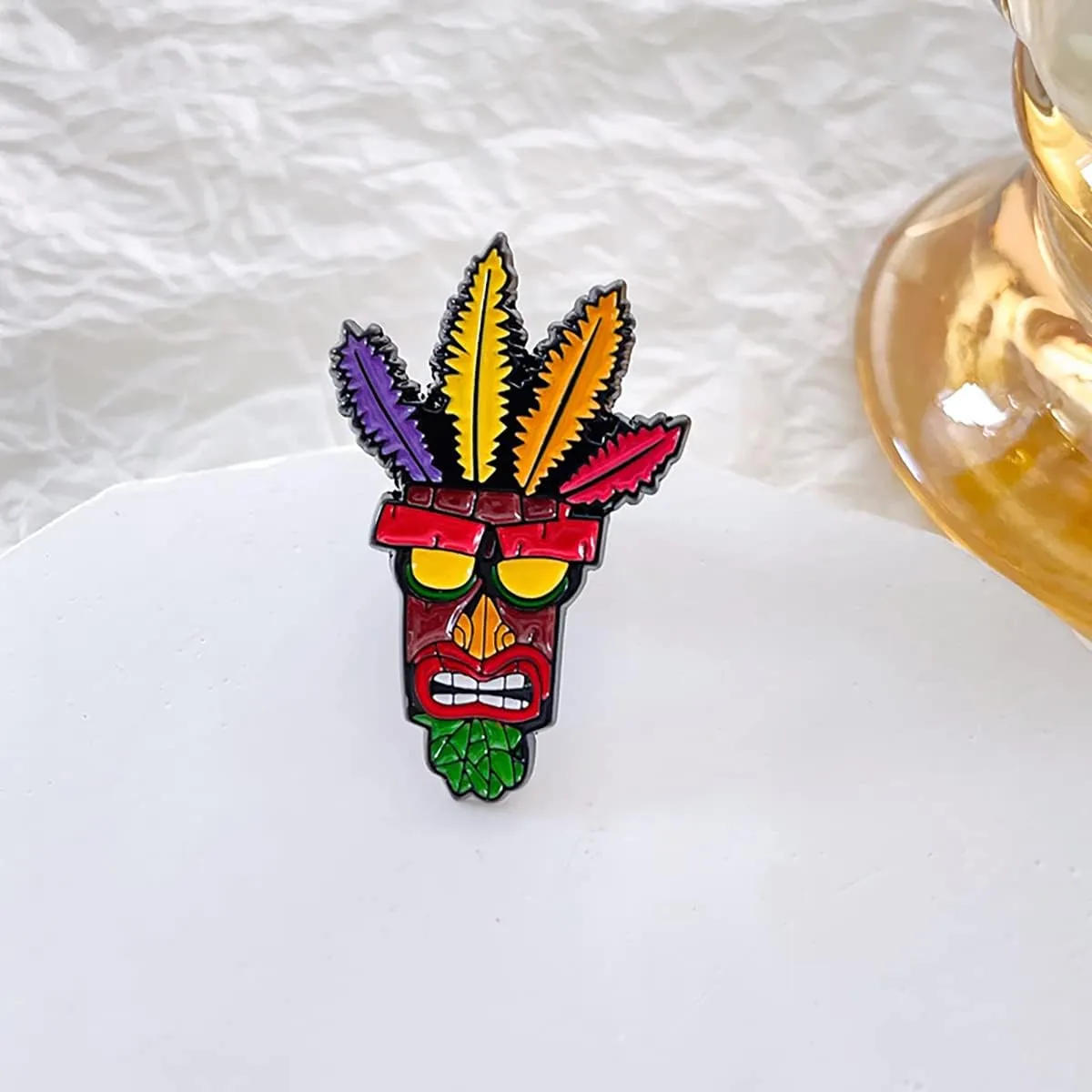 Cute Enamel Pins Cartoon Lapel Pin Brooch Badge for Backpack Jackets Funny Tiger Pins for Gift Anime Enamel Pin for Clothing Hat Decoration