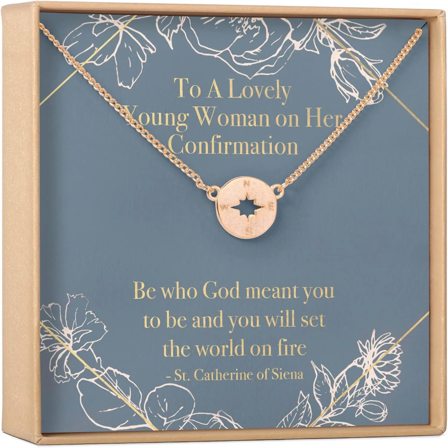 Dear Ava Necklace Gift For Women and Girls - Adjustable Modern Jewelry Pendant Love Gifting Idea for Her with Heartfelt Card - Long Distance Gifts for Your Loving Ones