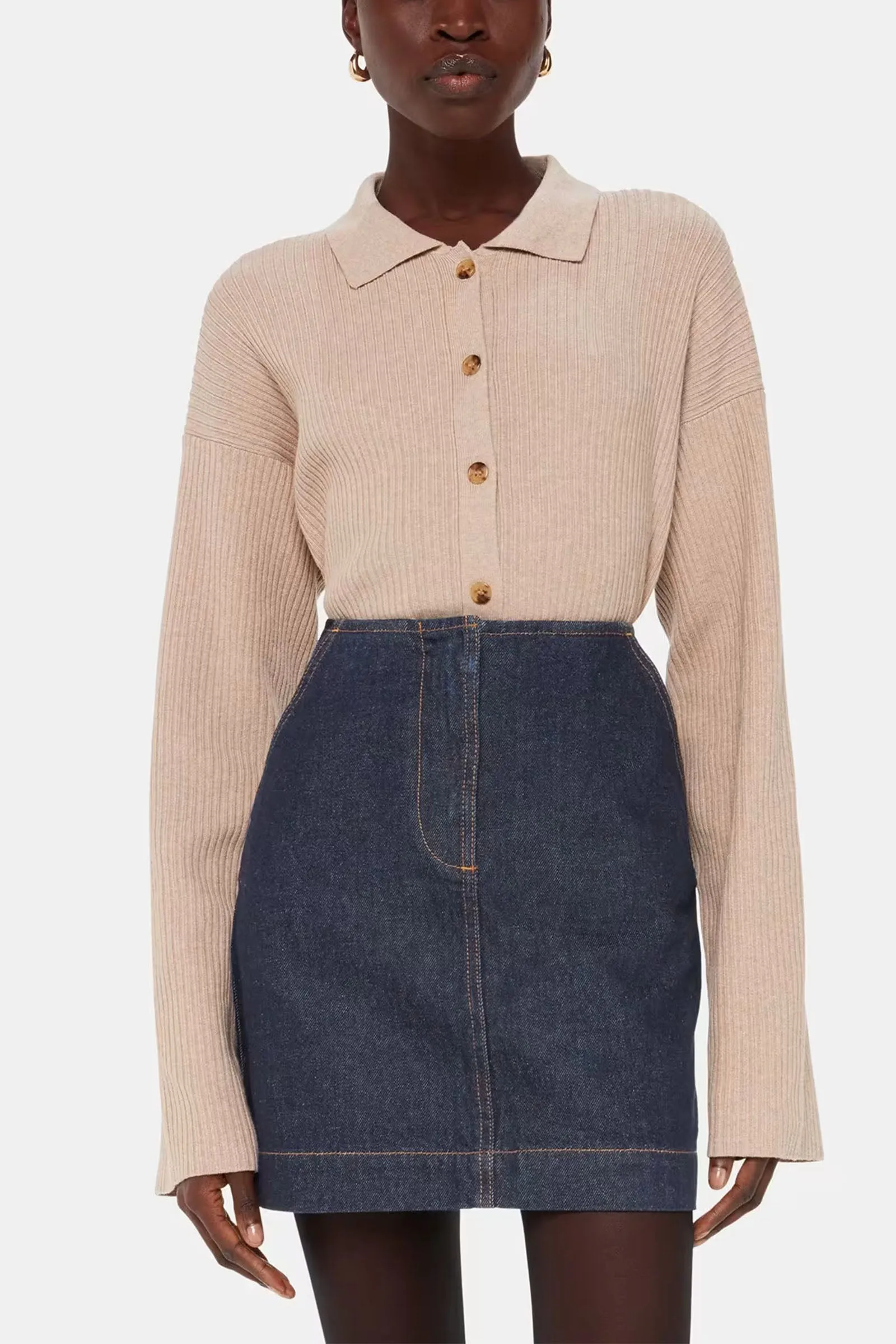 Denim Mini Skirt