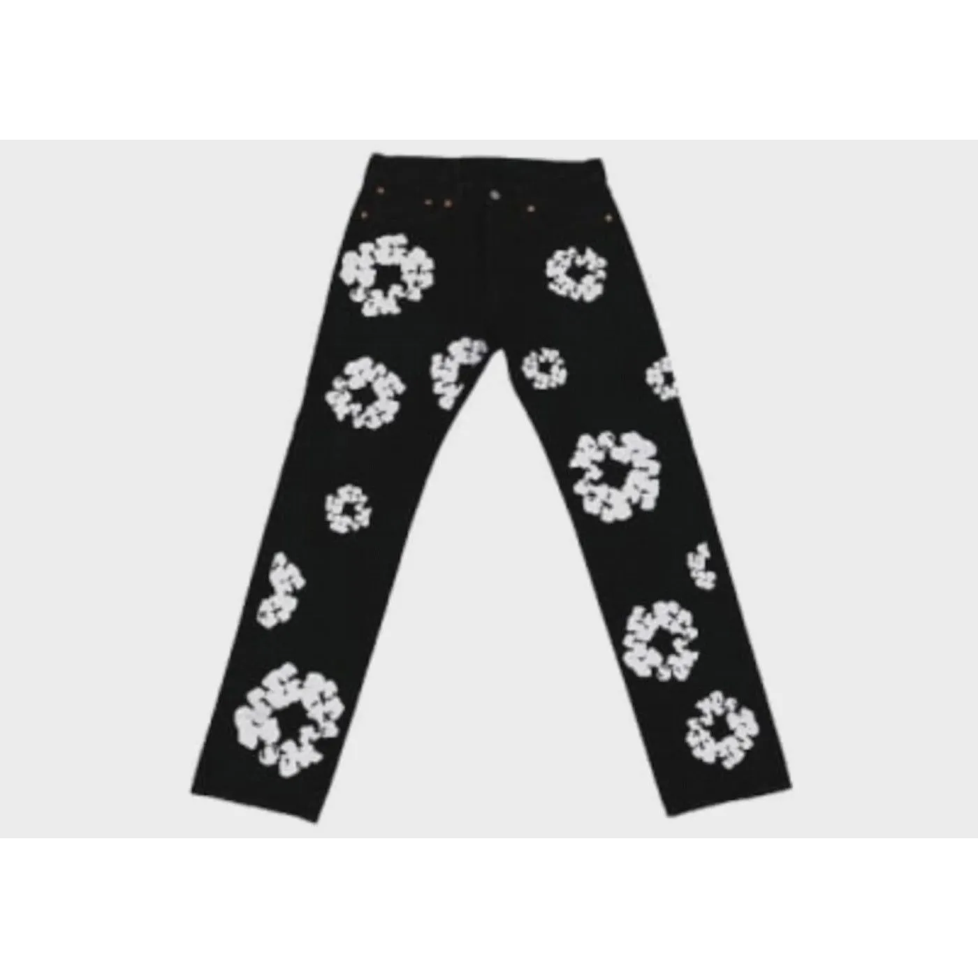 Denim Tears x Levi's Cotton Wreath Black Jeans