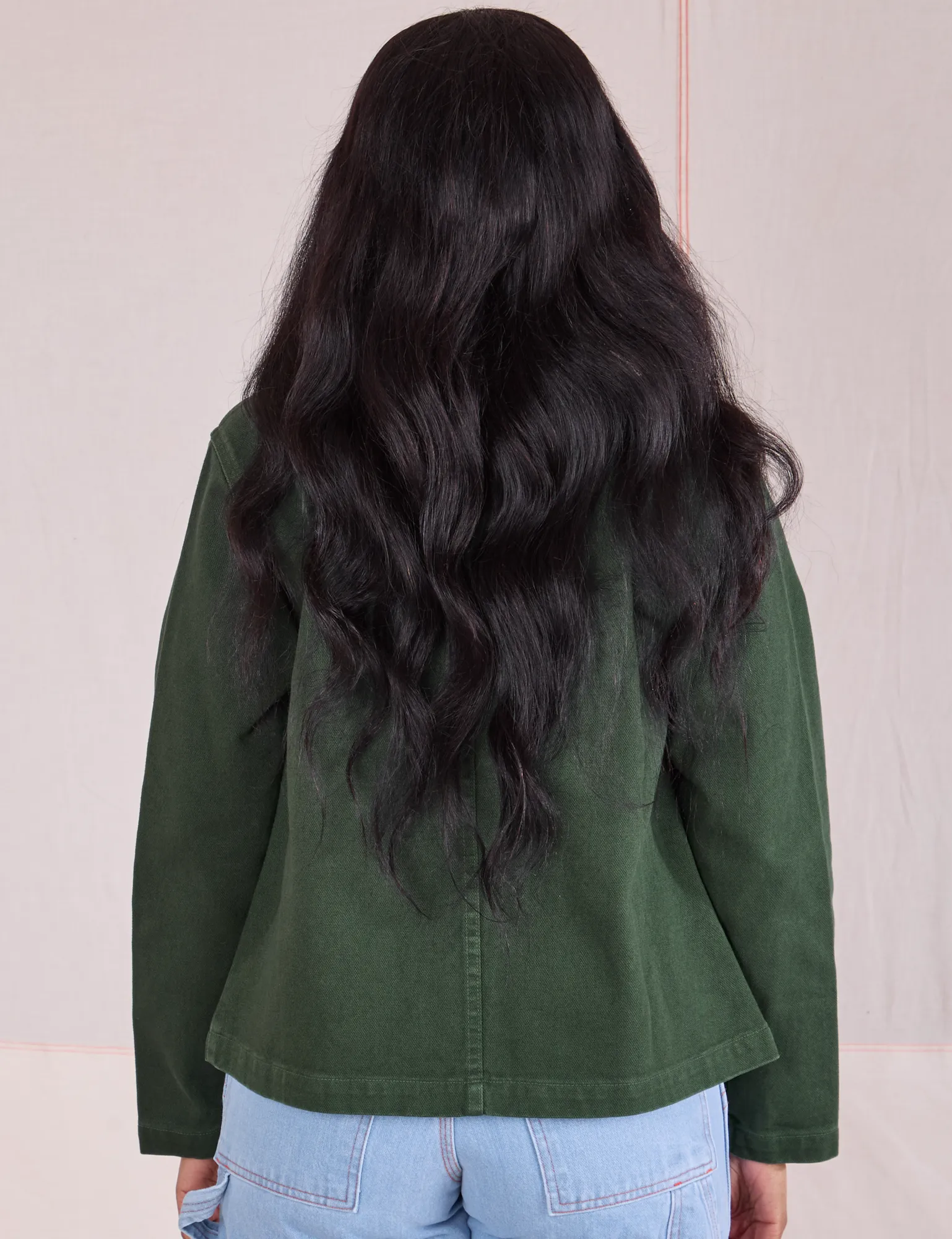 Denim Work Jacket - Swamp Green
