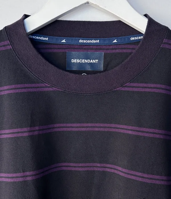 DESCENDANT/HORIZONTAL STRIPE LS (BLACK)