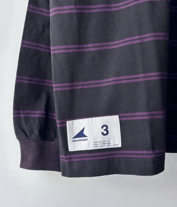 DESCENDANT/HORIZONTAL STRIPE LS (BLACK)