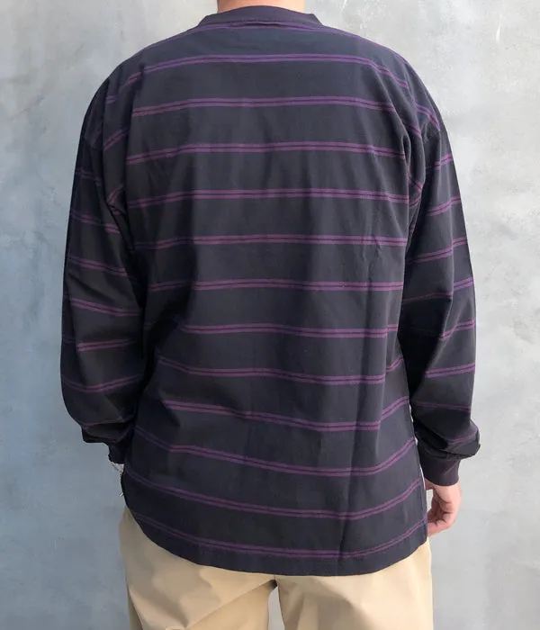 DESCENDANT/HORIZONTAL STRIPE LS (BLACK)