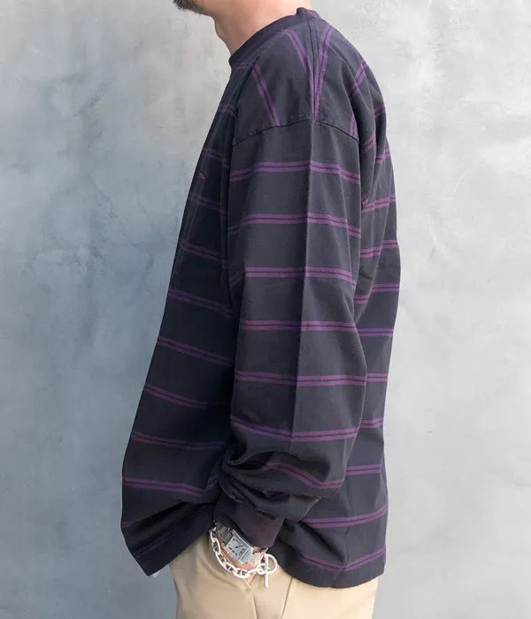 DESCENDANT/HORIZONTAL STRIPE LS (BLACK)