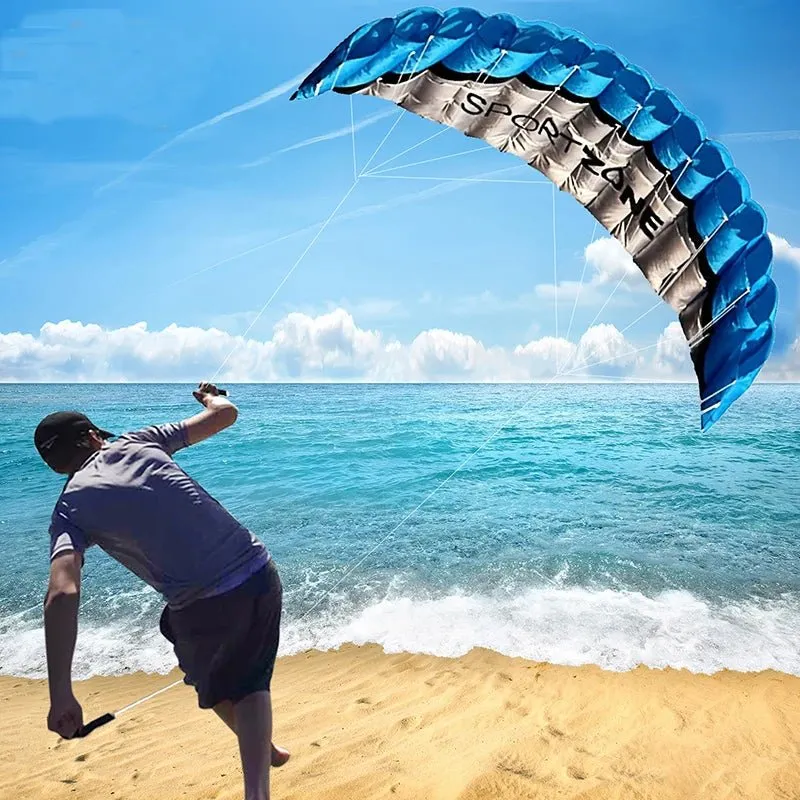 Dual Line 4 Color Parafoil Parachute Kite