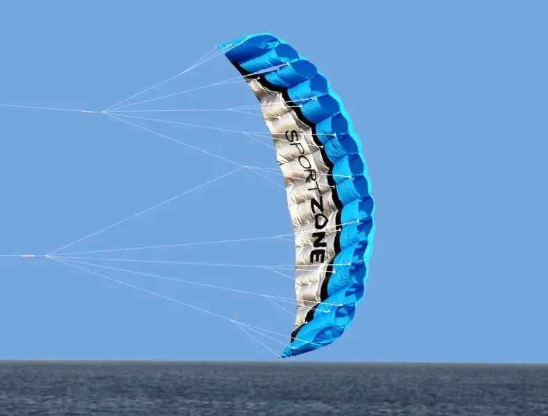 Dual Line 4 Color Parafoil Parachute Kite