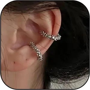 Ear Cuff Earrings for Women Ear Cuffs Non Piercing Rhinestone Ear Cuff Earrings Gold Tassel Ear Cuff Cartilage Earrings Clip On Earrings Warp Earrings Jewelry Gifts