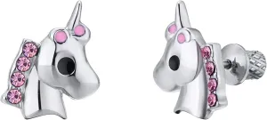 Earrings For Girls, Multicolor Unicorn Hypoallergenic Earrings for Girls, Stud Screw On Safety Backs, Stainless Steel Ultra Sensitive Ears Post For Kids, Toddlers, Little Girls, Teens