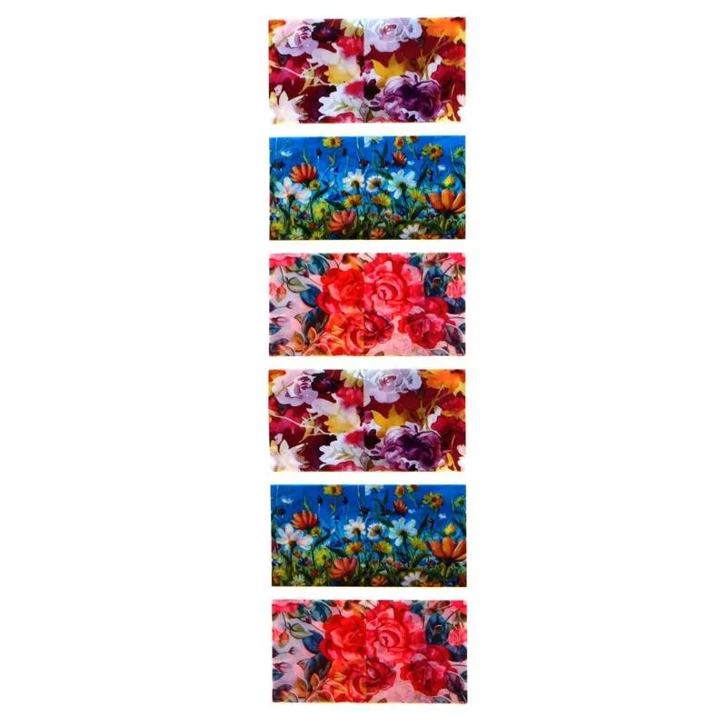 Easter Egg Shrink Wraps Floral Designs 6pk