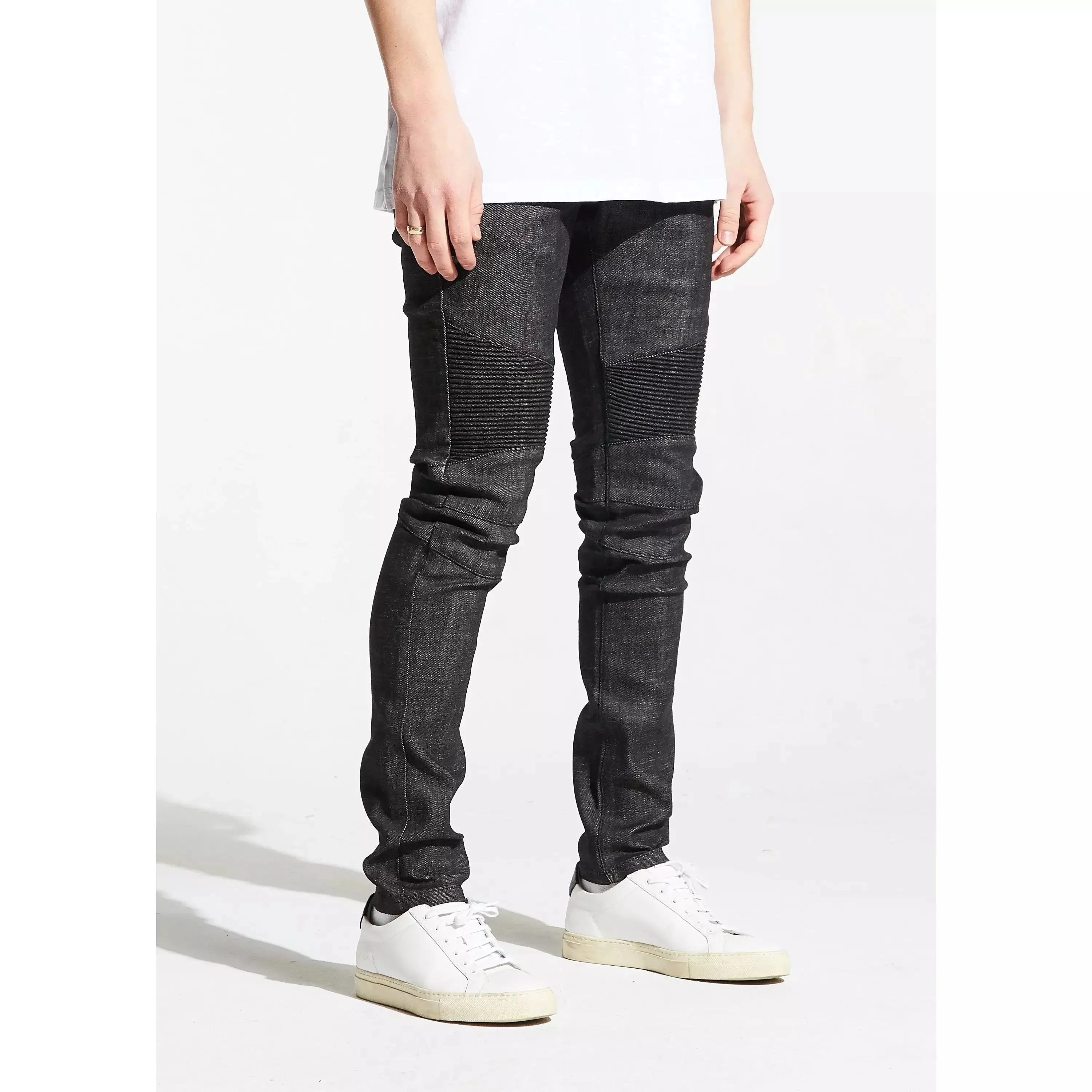 Embellish ZAK Charcoal Biker Denim (EMBSP119-107)