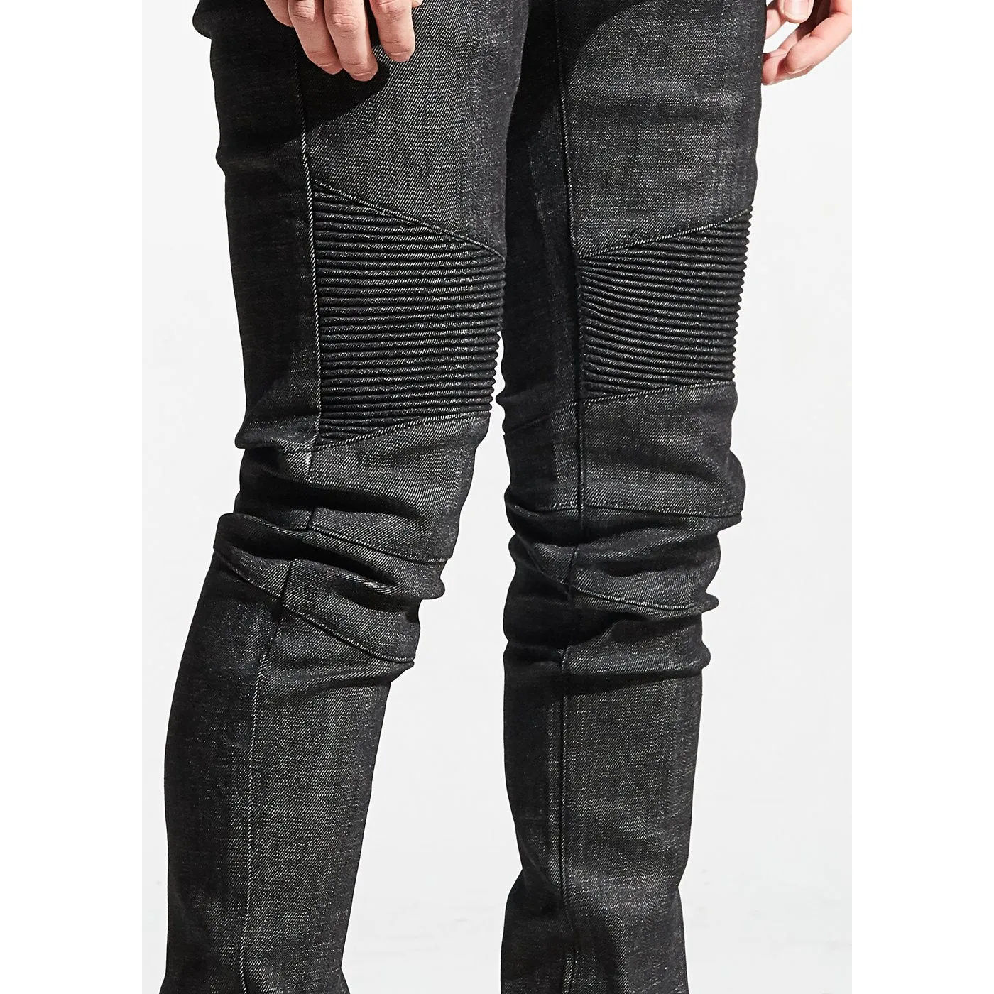 Embellish ZAK Charcoal Biker Denim (EMBSP119-107)