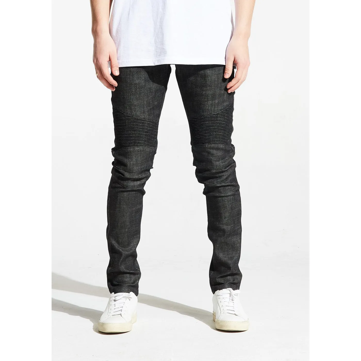 Embellish ZAK Charcoal Biker Denim (EMBSP119-107)