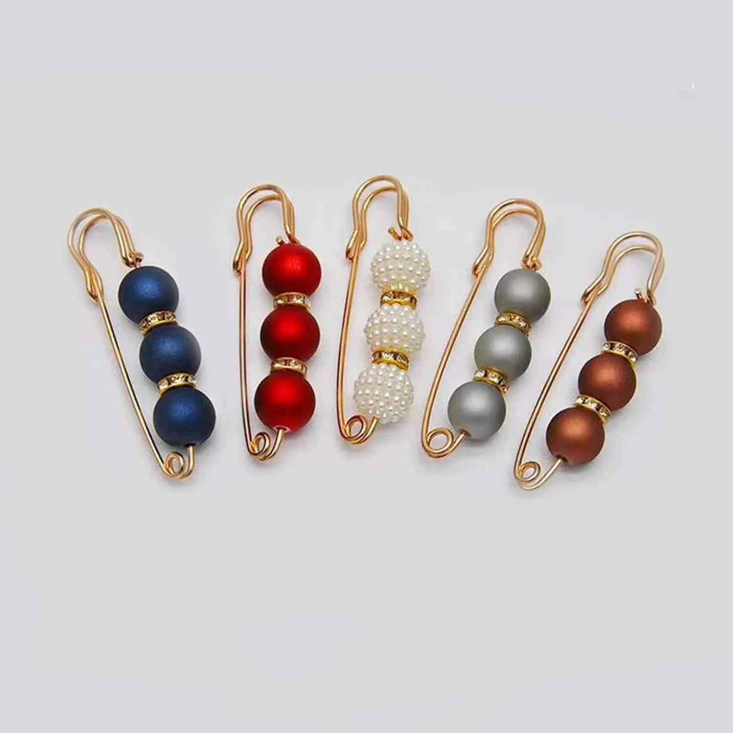 Fashion Pearl Brooch, Sweater Shawl Pearl Pin, Elegant and Fashionable, Enhance your Temperament, Suitable for a Variety of Occasions to Wear (Mixed color)