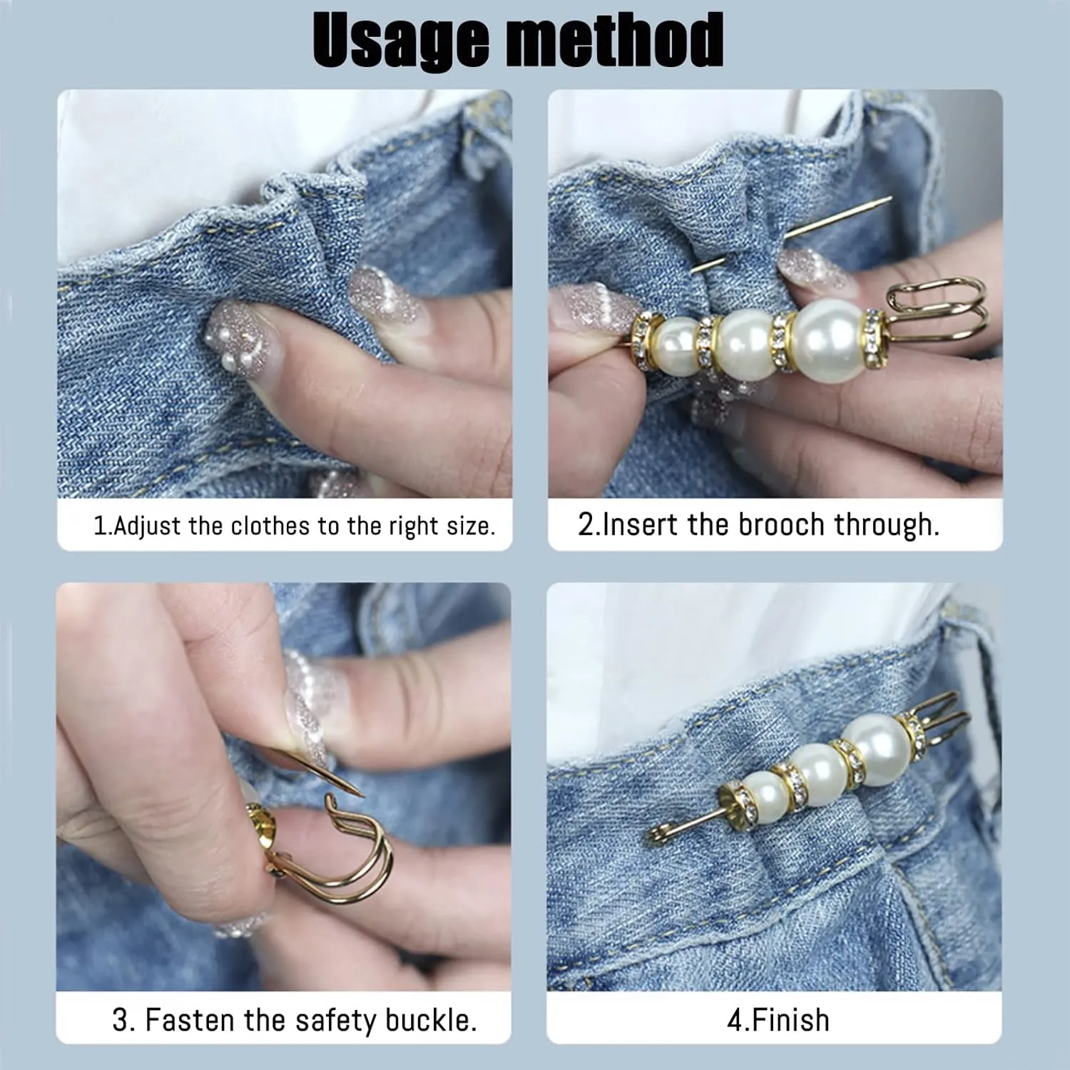 Fashion Pearl Brooch, Sweater Shawl Pearl Pin, Elegant and Fashionable, Enhance your Temperament, Suitable for a Variety of Occasions to Wear (Mixed color)