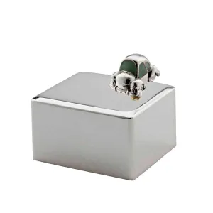 Frazer & Haws 92.5 Silver Plated Square Musical Box - With Mini Car