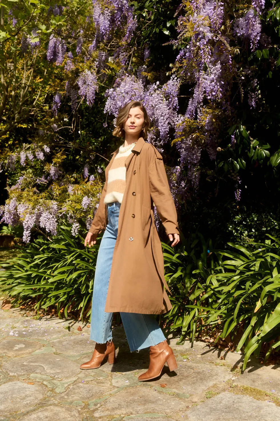 Freya Trench Coat - Toffee PREORDER MID MARCH