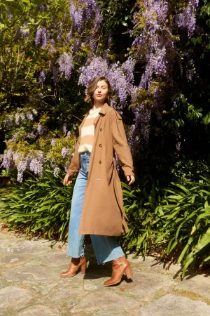 Freya Trench Coat - Toffee PREORDER MID MARCH