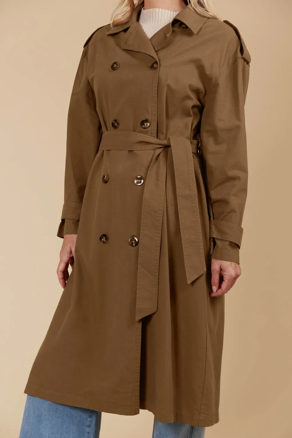 Freya Trench Coat - Toffee PREORDER MID MARCH