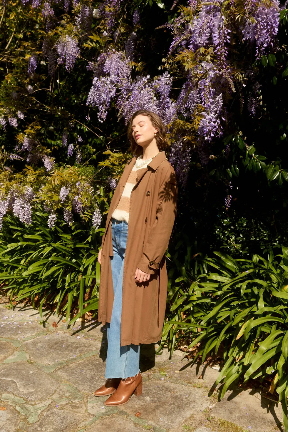 Freya Trench Coat - Toffee PREORDER MID MARCH