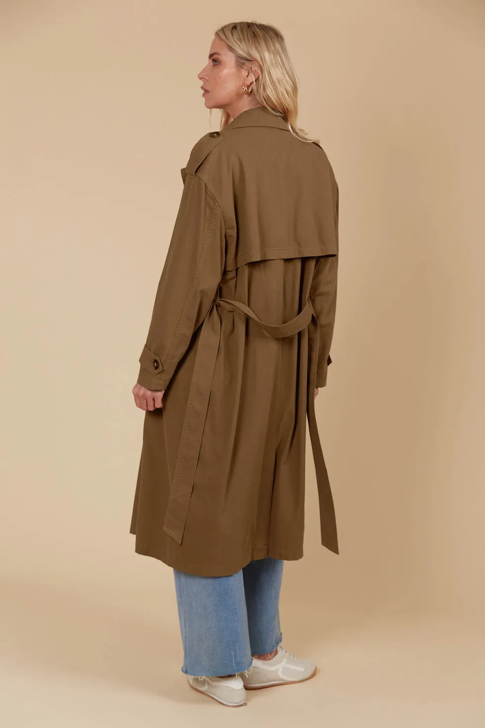 Freya Trench Coat - Toffee PREORDER MID MARCH