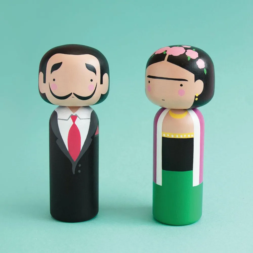 Frida Kokeshi Doll