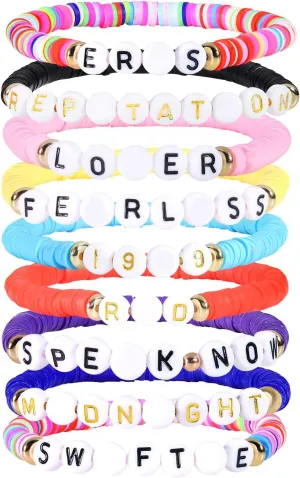 Friendship Bracelets Beaded Women Concert Album Jewelry Merch Gifts
