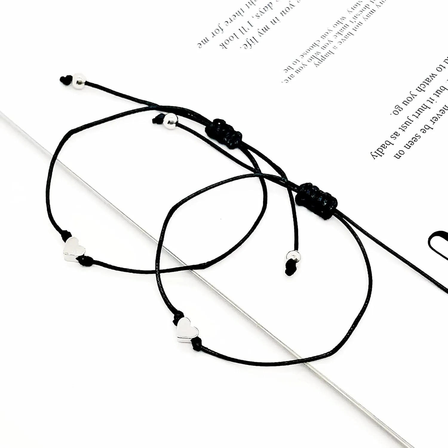 FUNGOS First Day of School Bracelets Back to School Gift Mother and Daughter Bracelets Set Mommy and Me Back to School Bracelet Heart Bracelets, Separation Anxiety Present