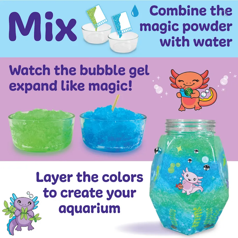 Glowing Axolotl Aquarium