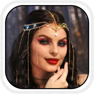 Gold Fairy Head Jewelry Hair Chain Accessories for Women
