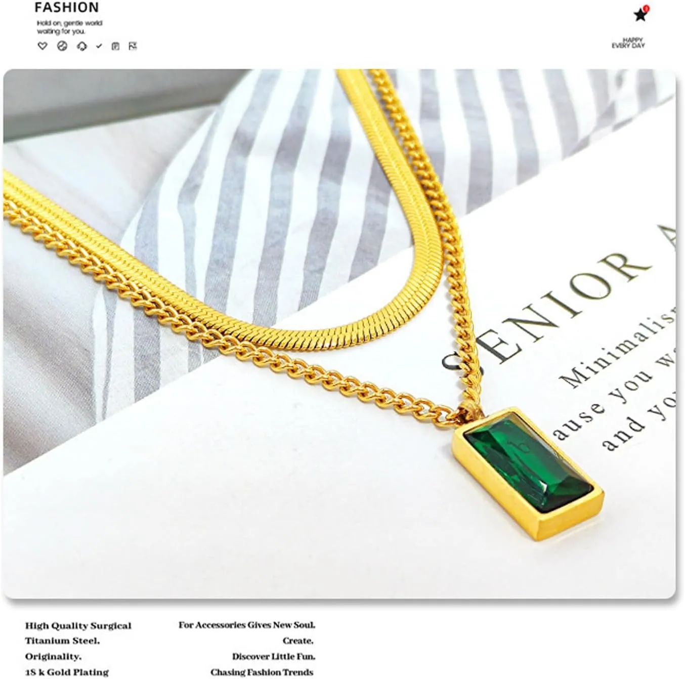 Gold Necklaces for Women Gifts - 14K Gold Plated Necklace for Women Necklaces for Her Tiny Fashion Jewelry for Teensfor Women Friends Jewelry GiftsNecklace Gold Jewelry Birthday Gifts