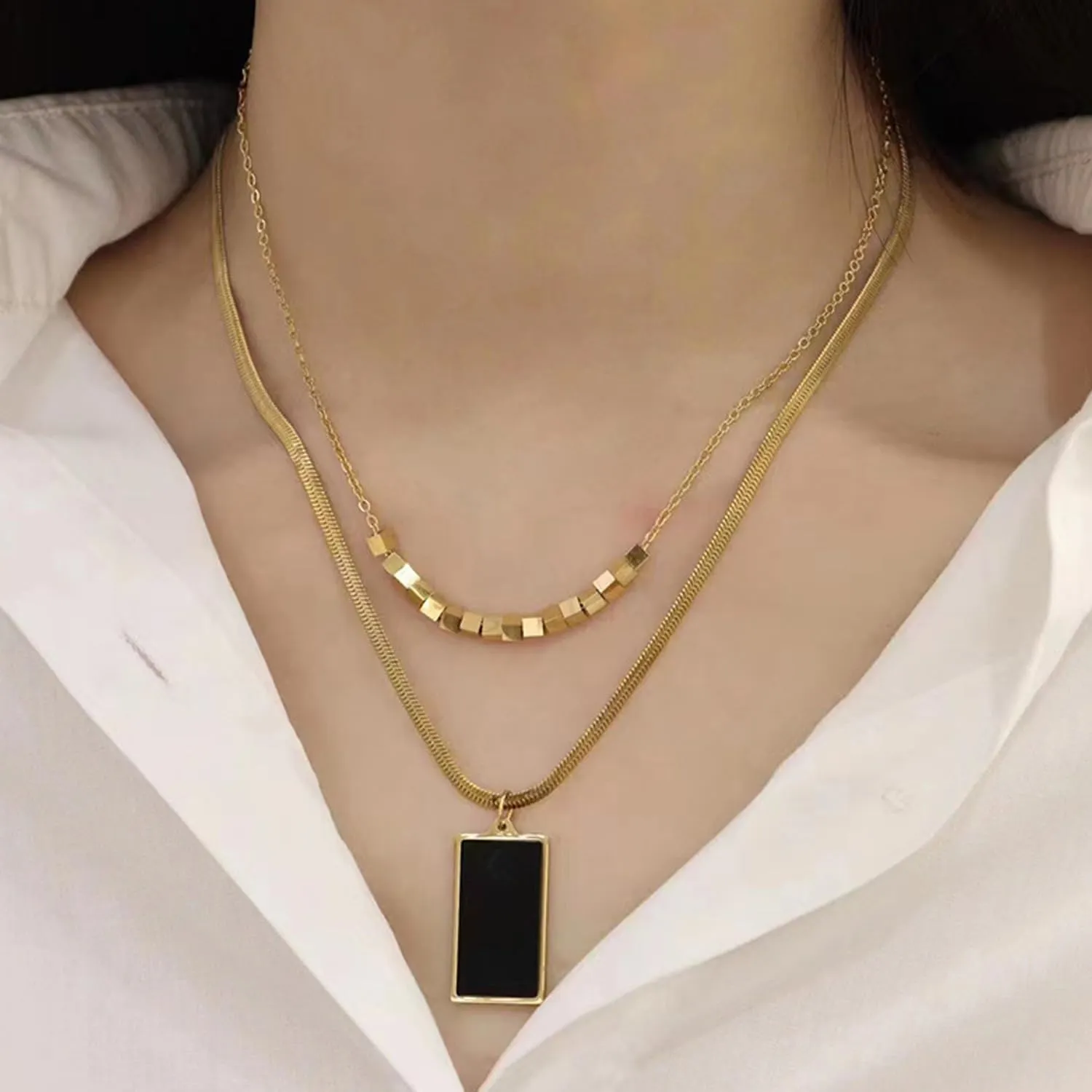 Gold Necklaces for Women Gifts - 14K Gold Plated Necklace for Women Necklaces for Her Tiny Fashion Jewelry for Teensfor Women Friends Jewelry GiftsNecklace Gold Jewelry Birthday Gifts