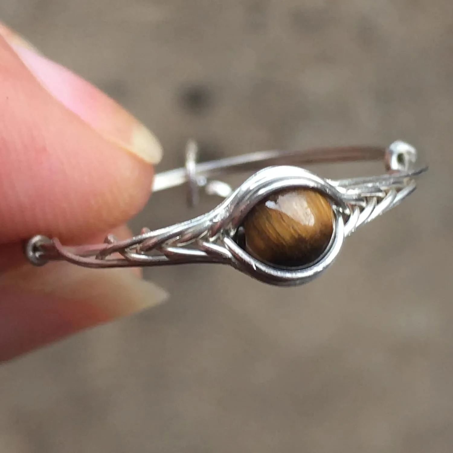 handmade rings for women Tiger eye ring 925 silver rings chakra crystals and healing stones eye ring handmade by GRB ROY (9)