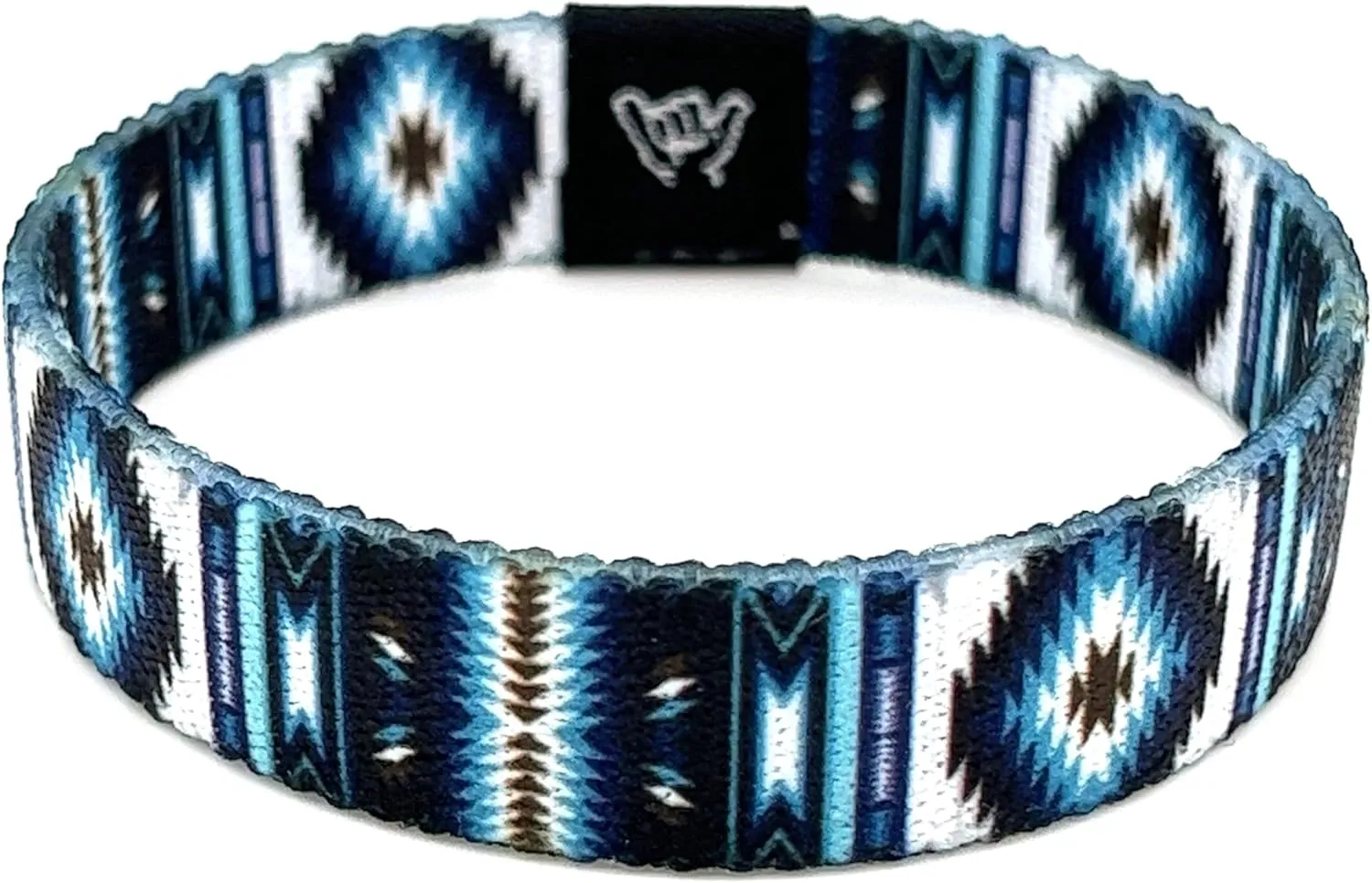 Hang Loose Bands - Southwestern Bracelet for Men, Women & Teens - Comfy Tribal Print and Boho - Western Style Reversible Wristband