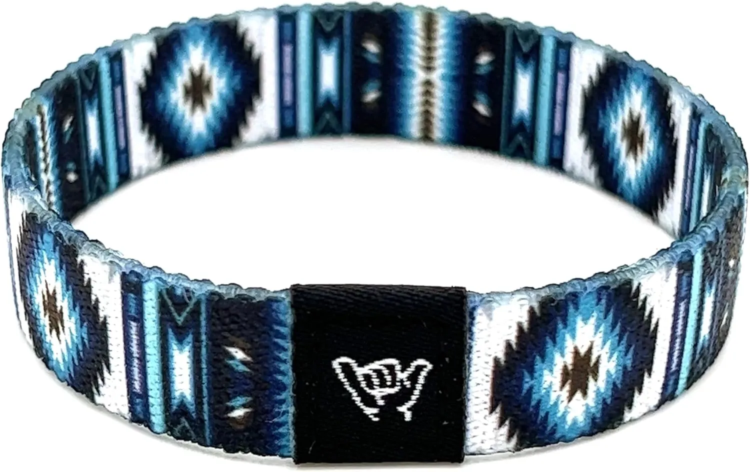 Hang Loose Bands - Southwestern Bracelet for Men, Women & Teens - Comfy Tribal Print and Boho - Western Style Reversible Wristband