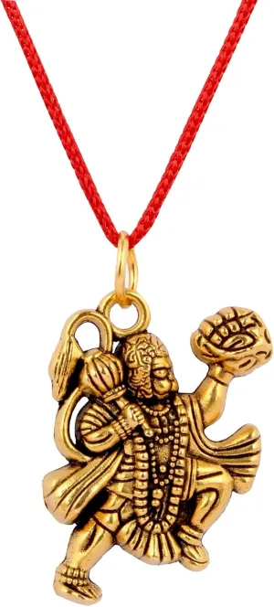 Hanuman Bajrangbali with Parvat Pendant for Men Women