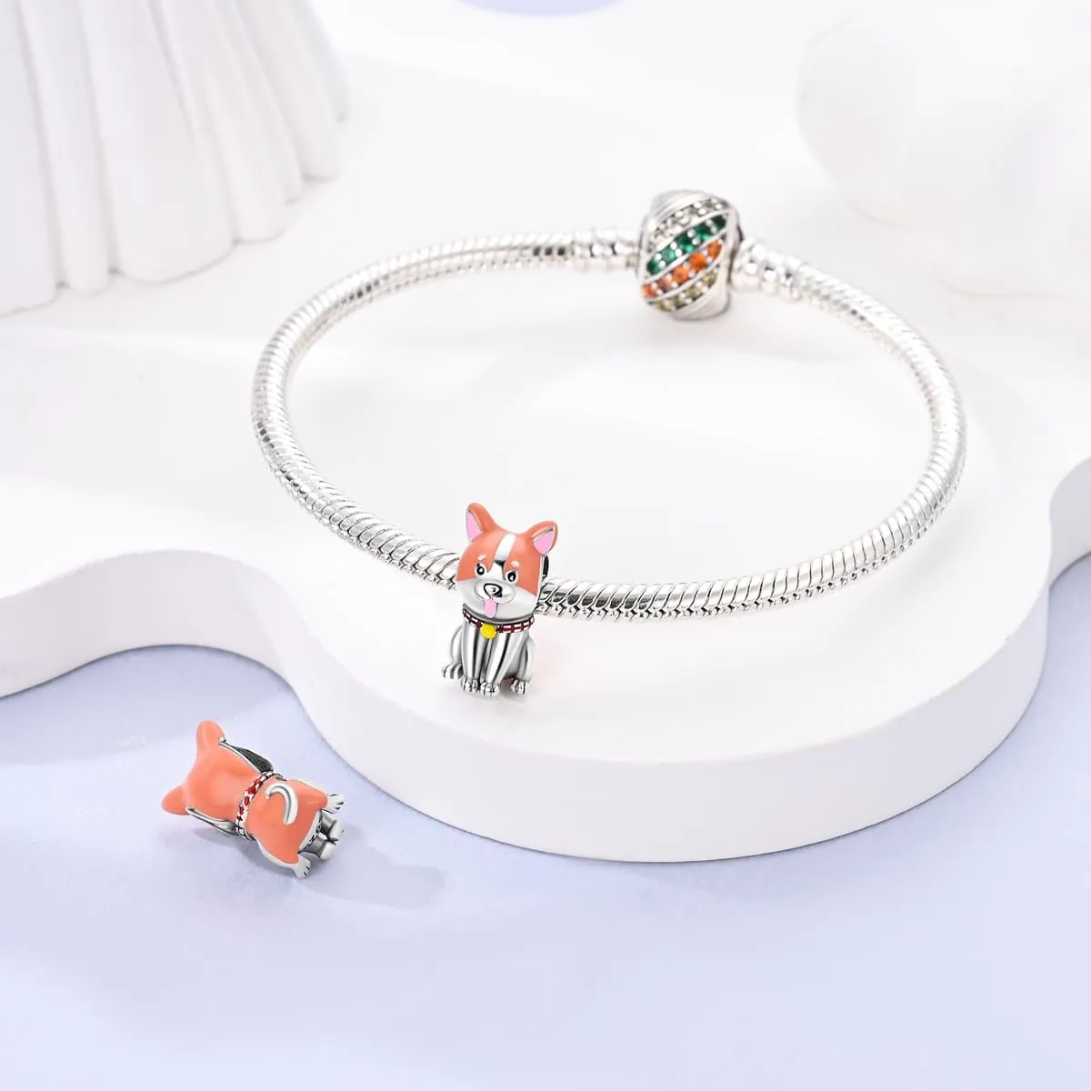 Hapour 925 Sterling Silver Charms for Bracelets Necklaces, Cute Fashion Love Heart Dangle Charm Pendant Beads Gift for Women Her