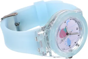 Happyyami Daily Silicone Watch for Students Luminous Boys and Girls Watch Easy to See Numbers