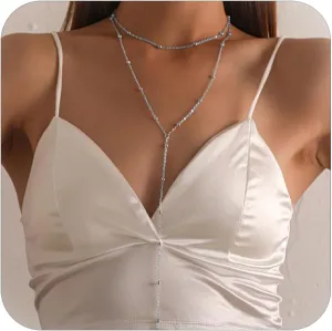 Harry and Henry Layered Necklaces for Women Dainty Snake Twist Necklace Sparkling Clavicle Chain for Girls Adjustable Layered Choker Necklace Jewelry Delicate Silver Snake Chain Gifts