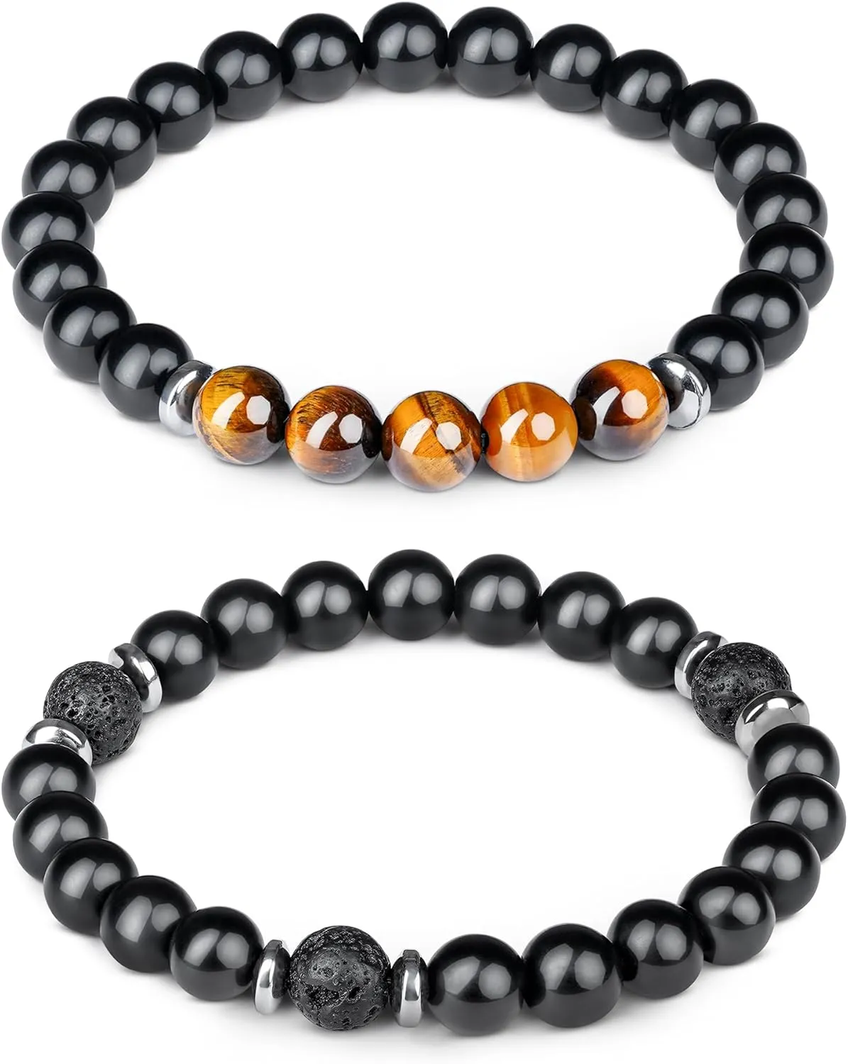 Healing Crystal Bracelets for Men & Women, Spiritual, Positive Energy & Balance, Handmade 6mm Crystal Beads Bracelets