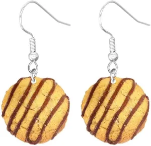 Imitation Food Dangle drop Earrings Hamburger Fries Taco Bread Cookies Earrings