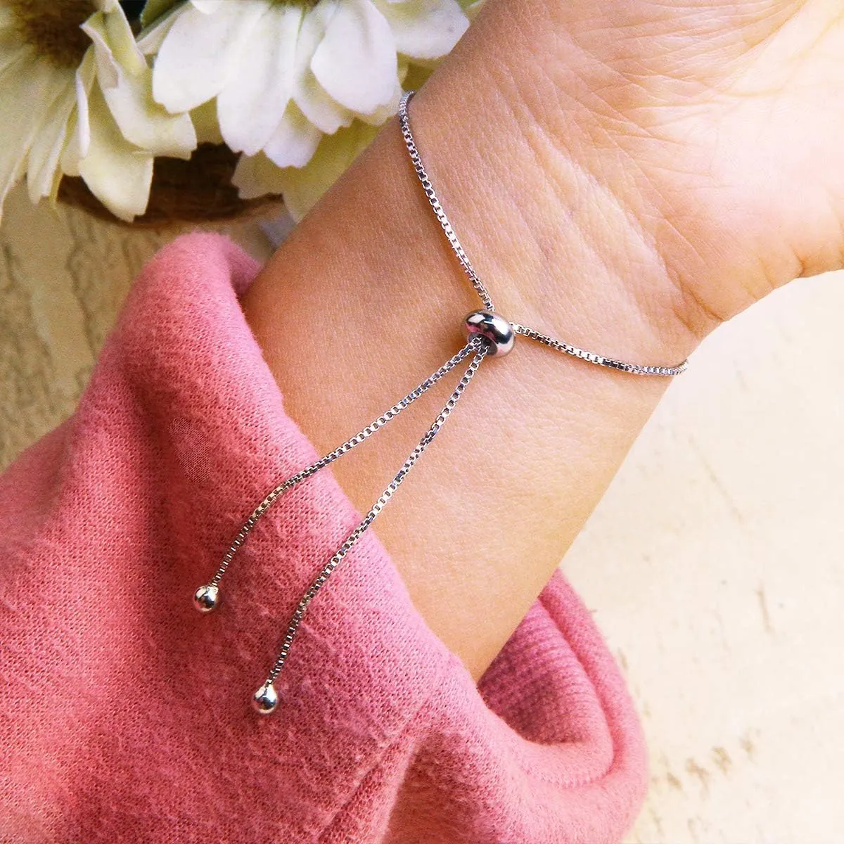 Jardme Essential Oil Diffuser Bracelets, 14K Gold Link Bracelets for Women, Birthday Gifts for Women Mom