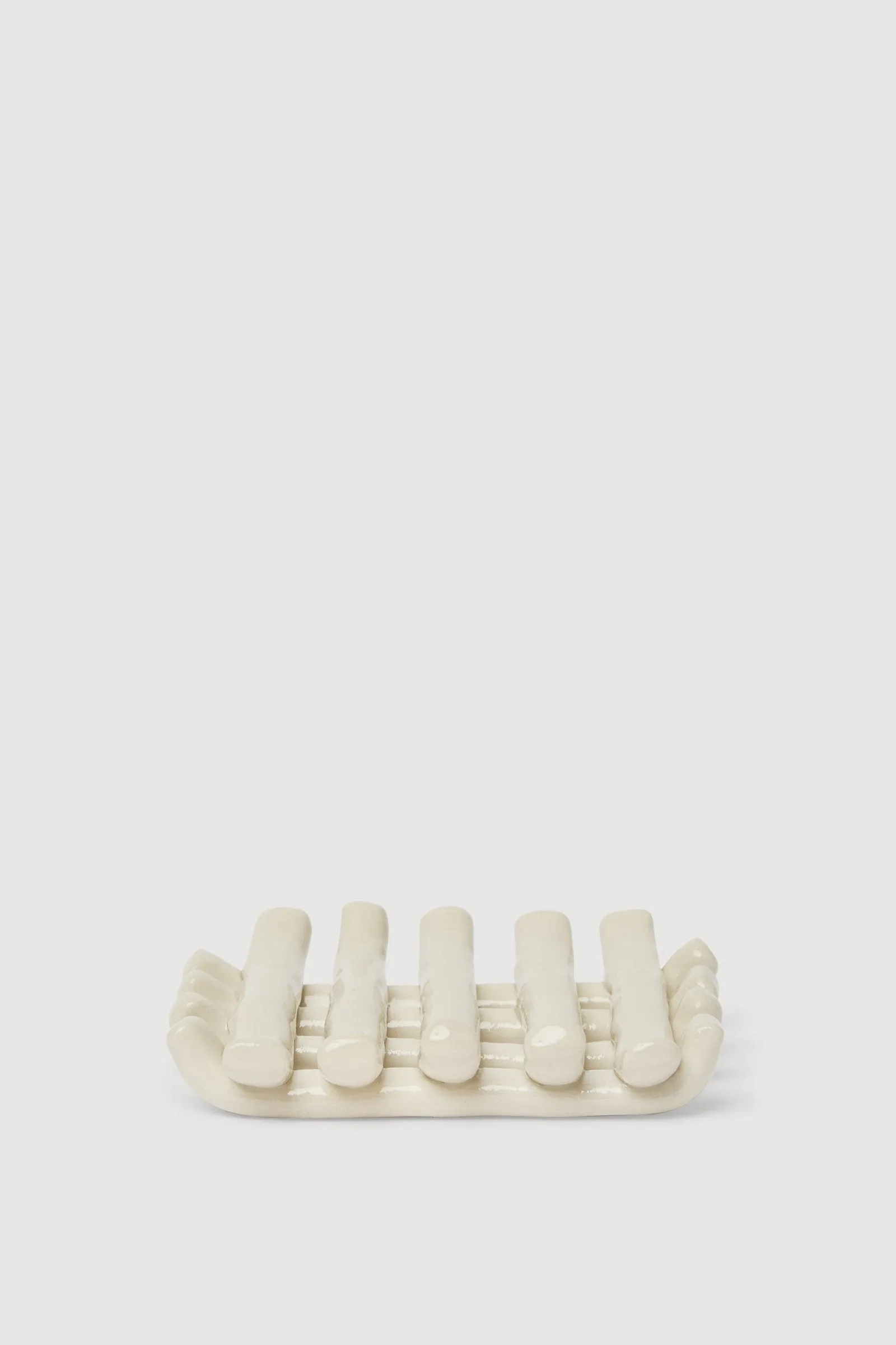 Jedda Clay Grid Soap Dish
