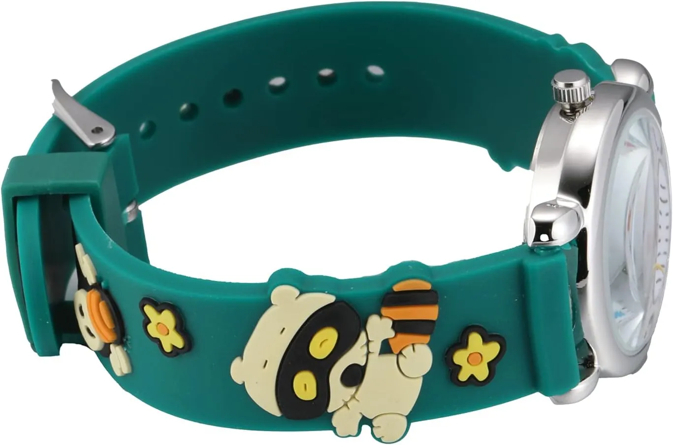 Jewtme Kids Time Teacher Watches 3D Cute Cartoon Silicone Children Toddler Butterfly Wrist Watches for Ages 3-10 Boys Girls Little Child