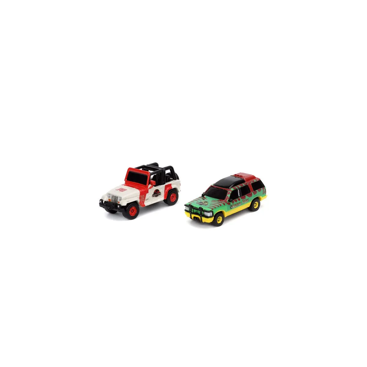Jurassic Park Gate and Nano Hollywood Rides Vehicle Diorama - Jada